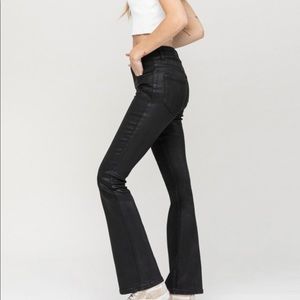 Vervet by flying monkey flare wax coated jeans